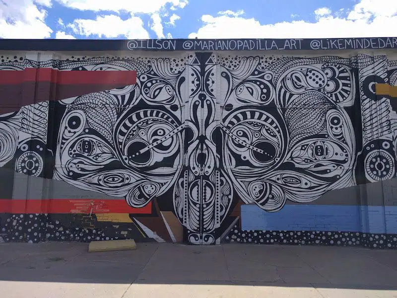 Street mural in Rino Denver