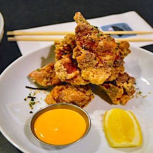 Japanese chicken on RiNo Arts District Food Tour