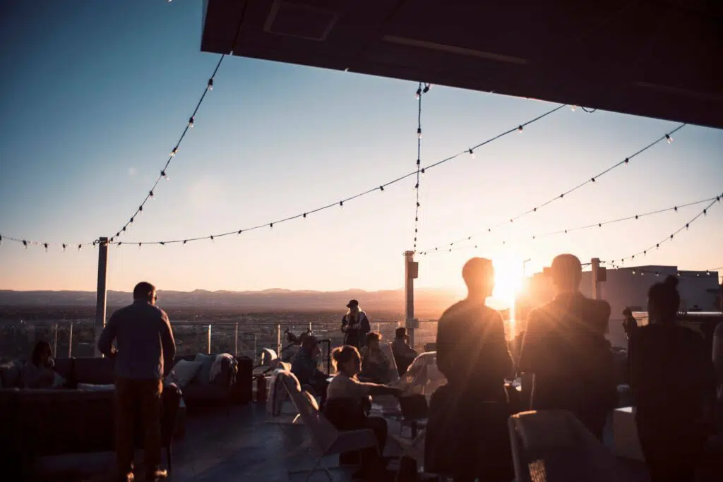 Denver rooftop bar 54 Thirty