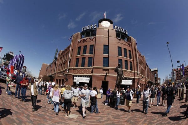 The exterior of Coors Field in Denver, Colorado
