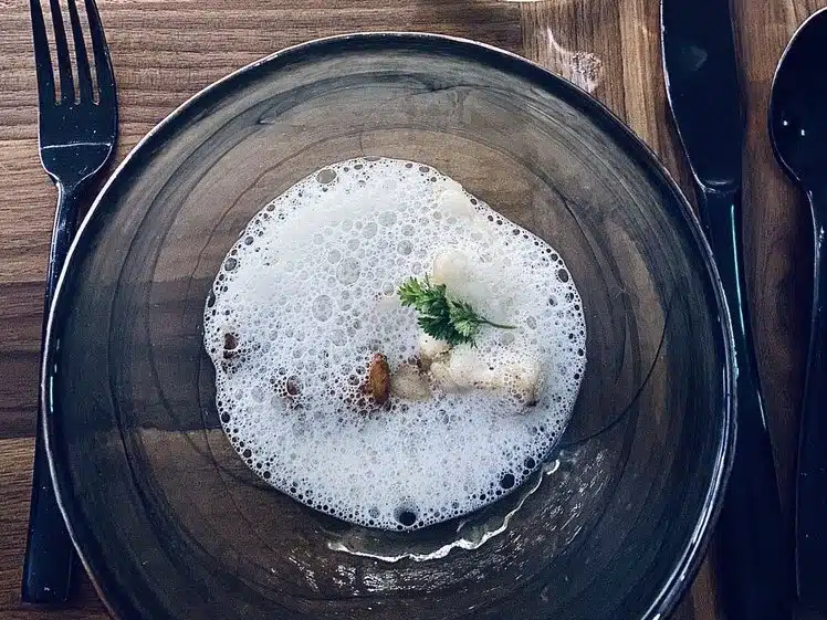 A high-end dish by Beckon, one of the most upscale RiNo restaurants