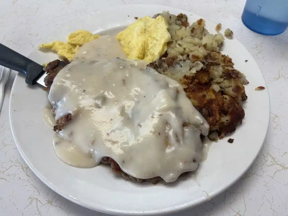 Chicken fried steak by Butcher Block Cafe