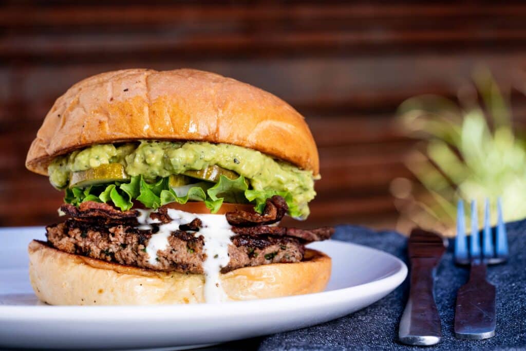 The El Chilango burger by Park Burger, one of the top restaurants in RiNo