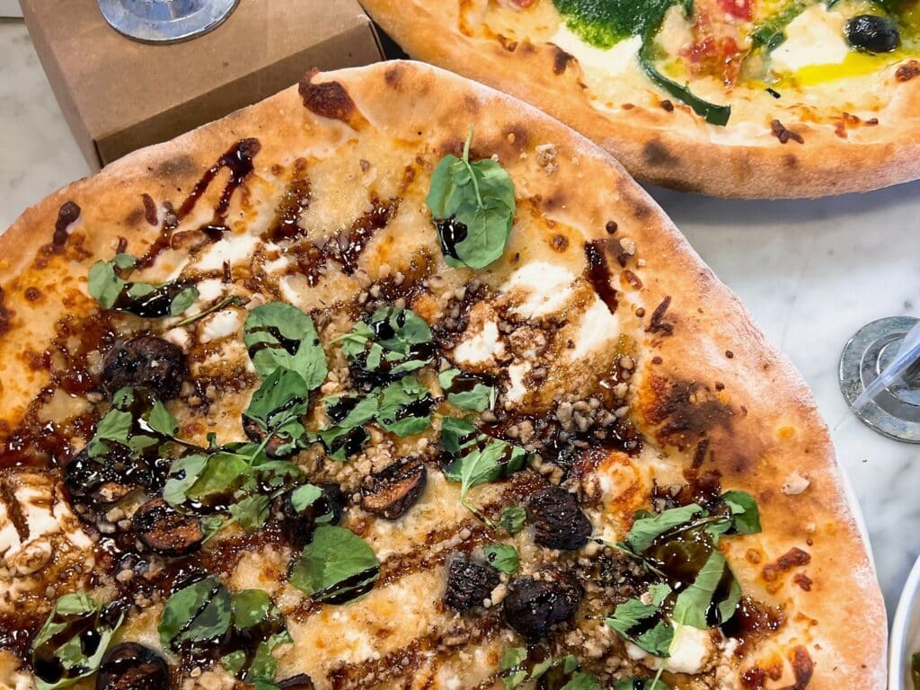 The Bella pizza at Vero, found inside Denver Central Market