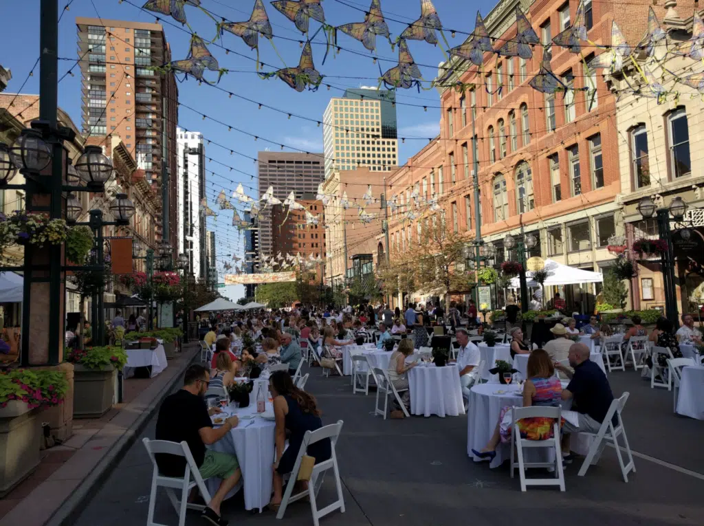 Dining Al Fresco, Larimer Square in Denver