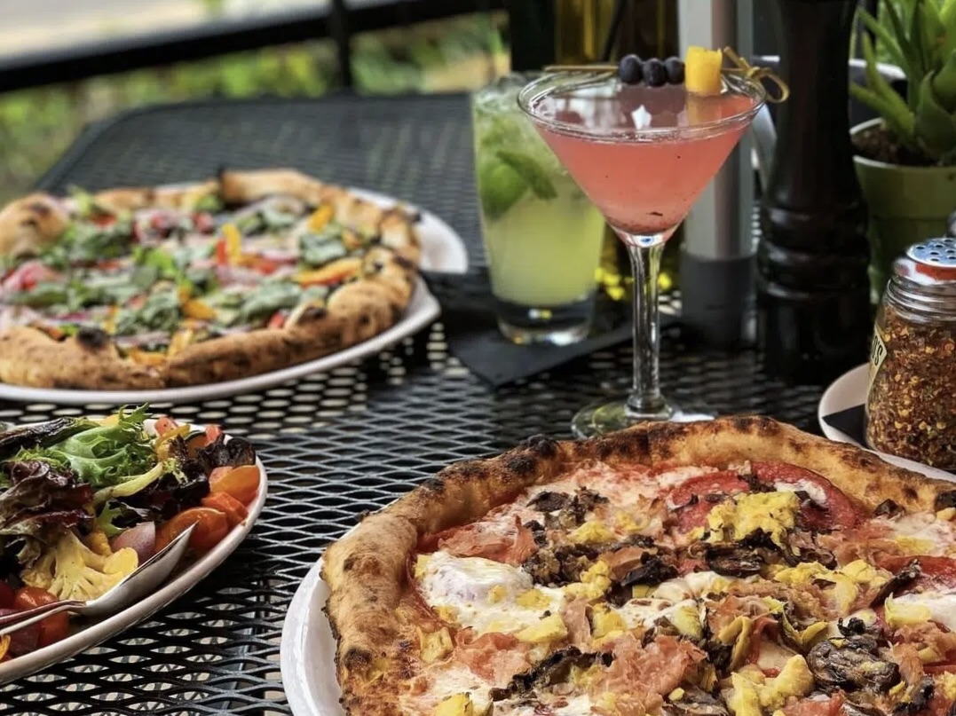 Pizzas and cocktails from Marco's Coal-Fired