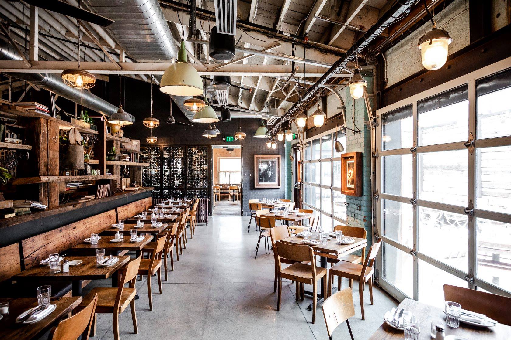 The modern interior of Barcelona Wine Bar