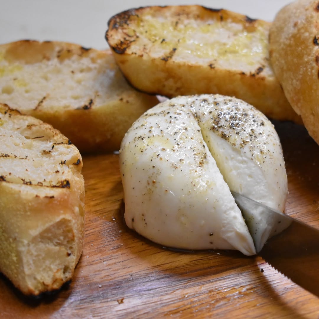 Burrata from Osteria Marco on the 16th Street Food Tour