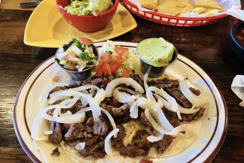 Steak tacos from D'Corazon