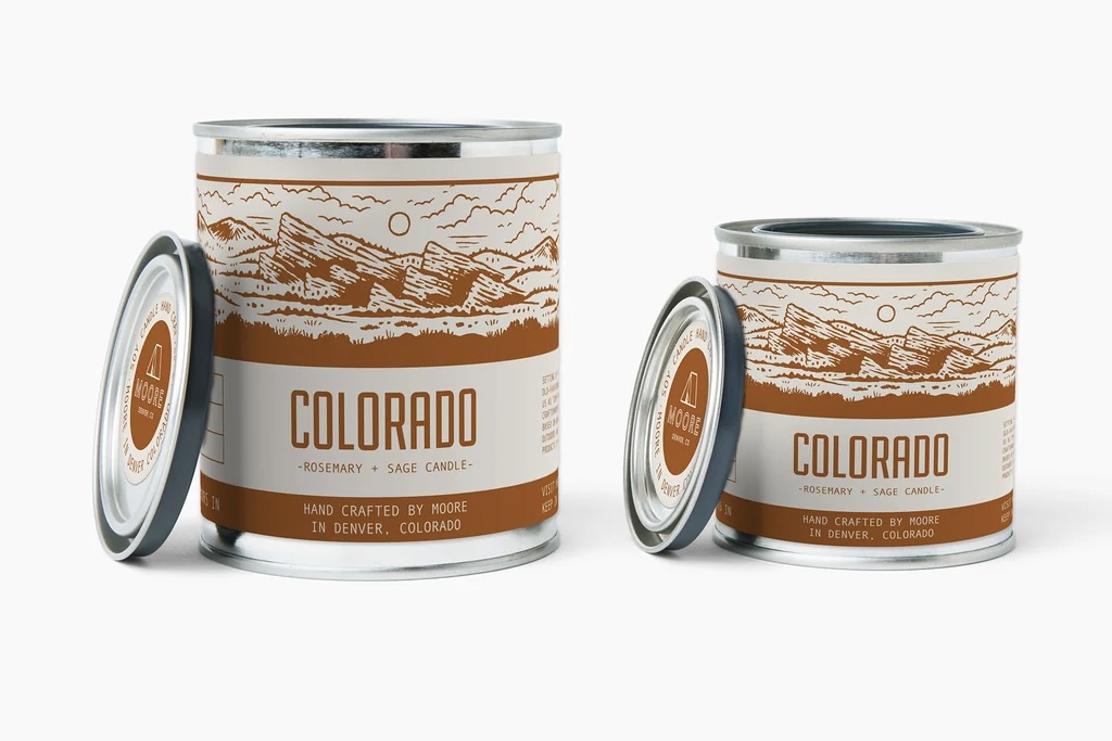 The Red Rocks-inspired candle from Moore Collection